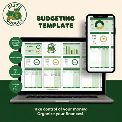 Budget for Families & Couples Excel Sheet Template
